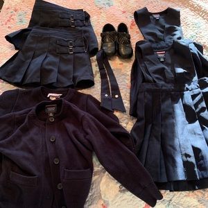 Girls navy blue school  uniform bundle